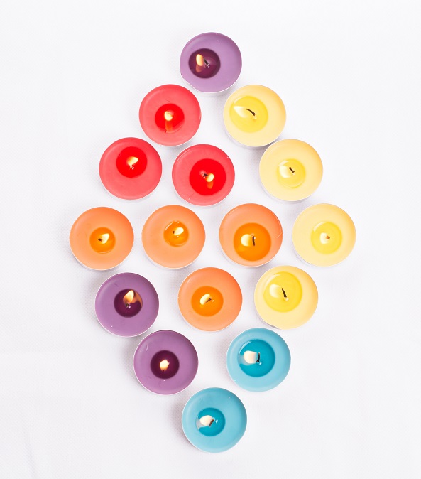 colorful candles