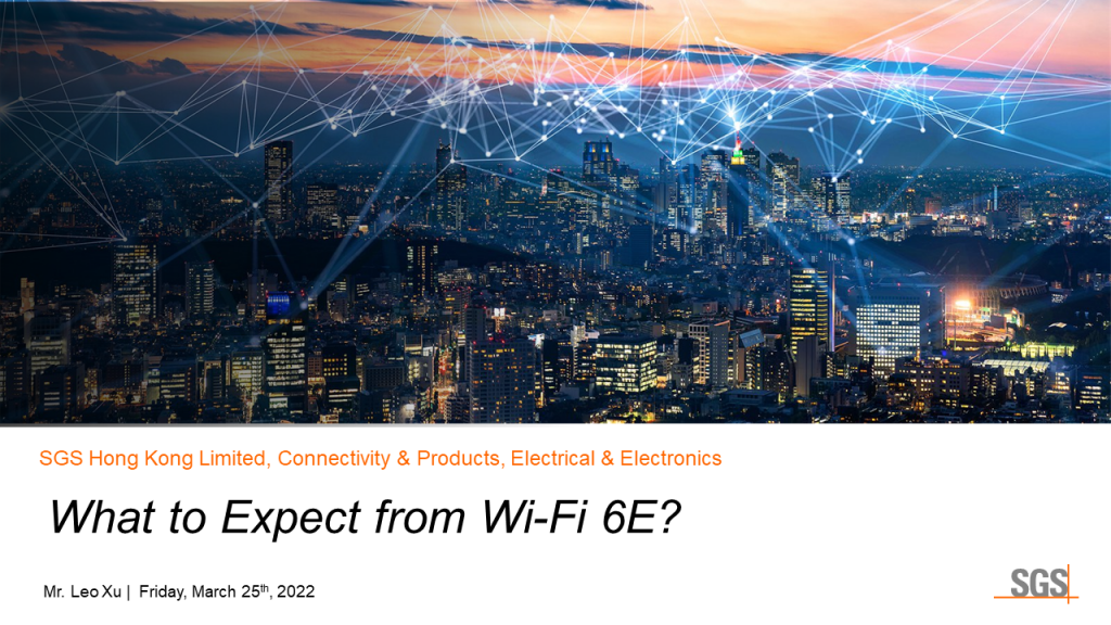 Wifi 6E Webinar